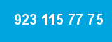 923 115 77 75 923 115 77 75
